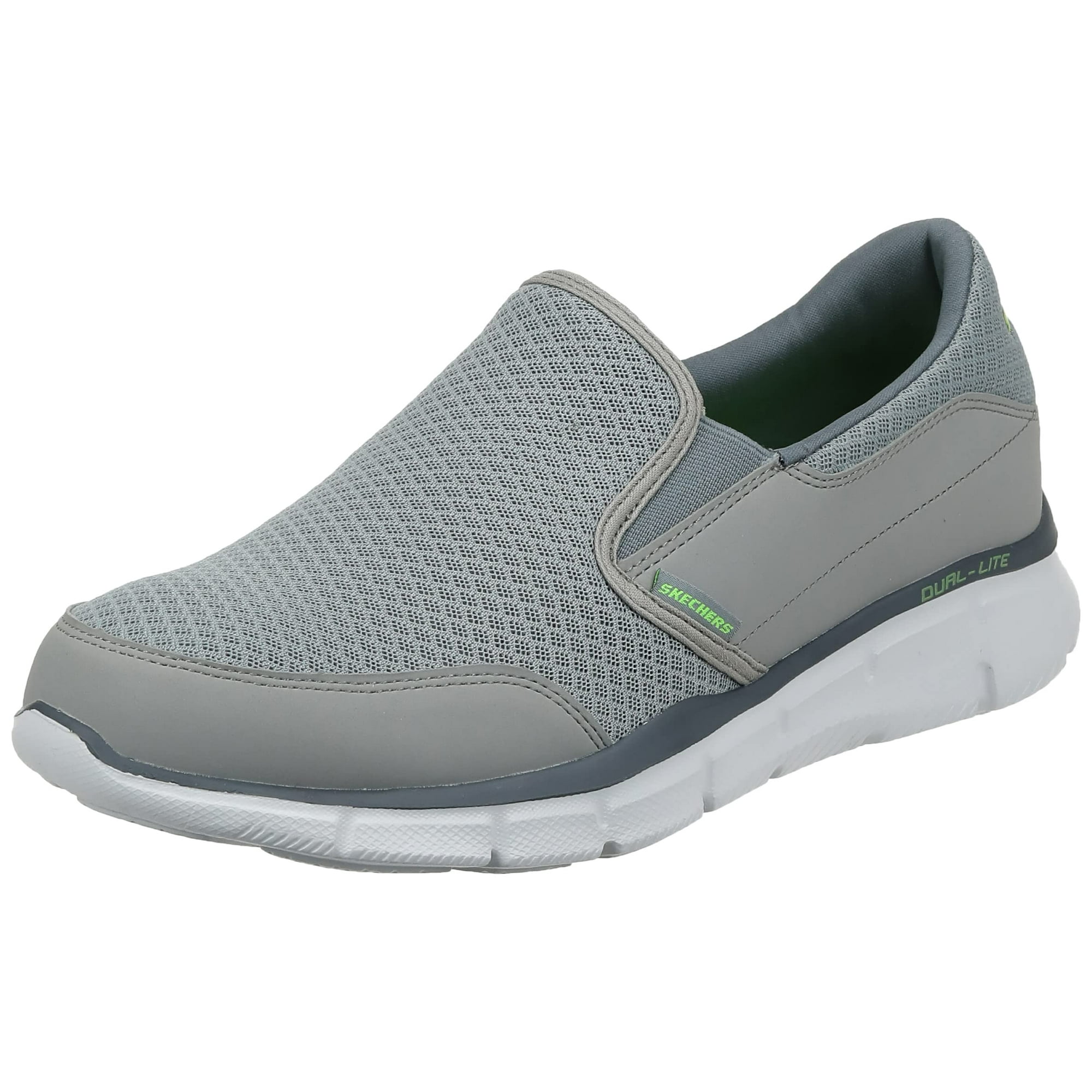 Skechers Men s Equalizer Persistent Slip On Sneaker Gray 10 M US Walmart