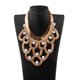 thumbnail image 3 of Collar llamativo geométrico de cristal grueso Gargantilla de burbujas Collar de babero-Oro/Plata Yuyangstore Collar de moda, 3 of 6