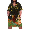 thumbnail image 1 of Vestido holgado con bolsillos para mujer ropa de graduación votos nocturnos, 1 of 7