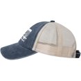 thumbnail image 3 of Disc Golf Basket with Flying Disk Hat Washed Distressed Baseball Cap Adjustable Golf Summer Sun Hats, 3 of 8