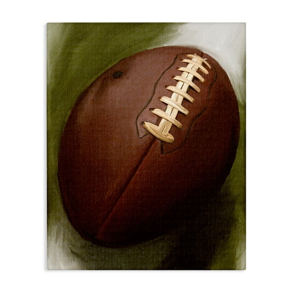 Stupell Industries Contemporary Traditional Football Canvas Art, 16 x 20, by Regina Moore