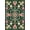 Green, Pattern 17, variant on ODIKA 4'x6' Green Cream Sage Floral Bouquet Design Washable Area Rug Elegant Farmhouse Style with Leafy Accents for Bedroom, Reading Nook, Pet Friendly & Non-Shedding