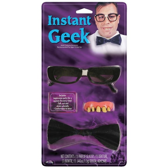 Geek Boy Instant Costume Adult Halloween Costume