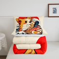 thumbnail image 5 of Homewish Cute Corgi Dog Queen Comforter Set,Japanese Style Comforter Sets Queen,Cream,Reversible,3 Pieces,1 Comforter and 2 Pillowcases, 5 of 7