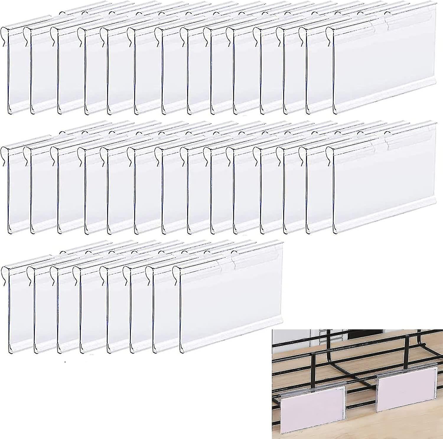 Paquete De 36 Portaetiquetas De Pvc Transparentes De Primera Calidad paquete-de-36-portaetiquetas-de-pvc-transparentes-de-primera-calidad