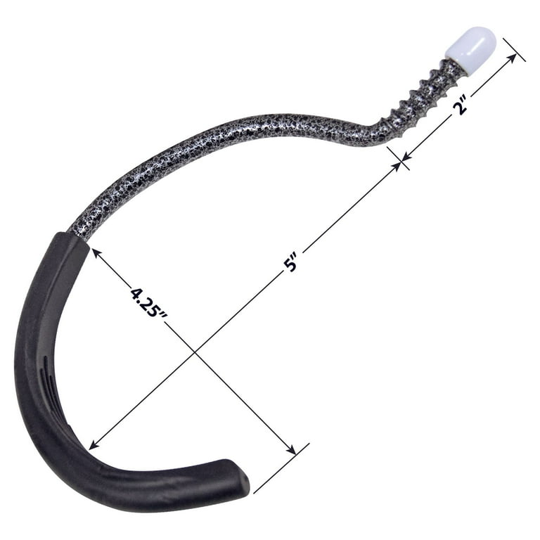 Concord Heavy Duty Bicycle J Hooks Powder Coated Limit 50lbs 2 Pack 11 D x 5 H x 1 W 0.6 lbs Walmart