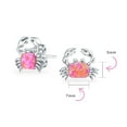 thumbnail image 4 of Bling Jewelry Womens Gemstone Pink Blue White Opal Stud Earrings Sterling Silver October Birthstone, 4 of 6