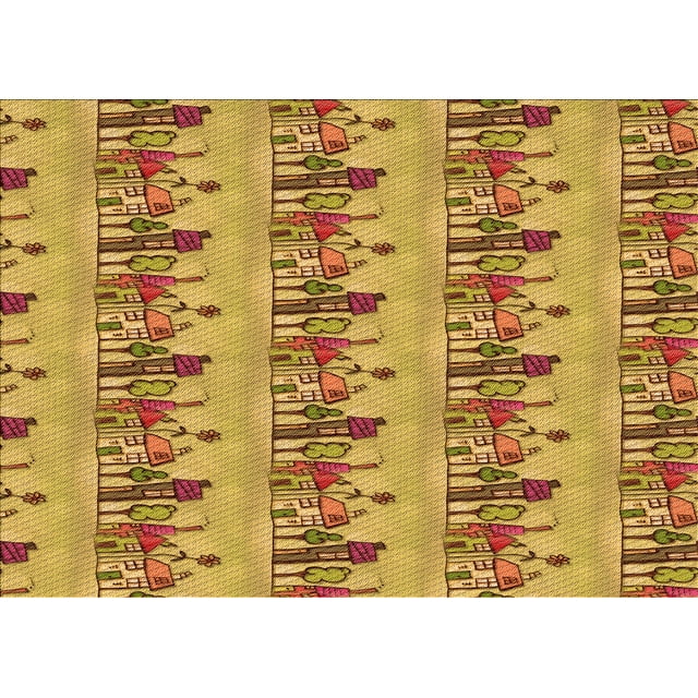 Ahgly Company Tapis d'Intérieur Lavables en Machine, Rectangle Transitionnel Brun Bisque Foncé, 6' x 9'