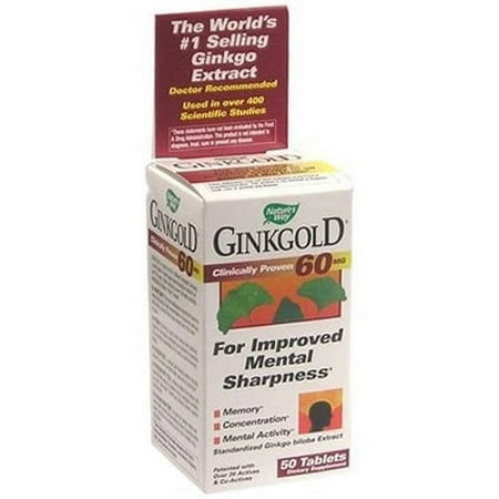 Nature's Way Ginkgold Tablets, 50 CT