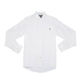 thumbnail image 1 of Camisa Polo Club Talla EG Lisa con Bordado en Bolsillo Blanco, 1 of 4