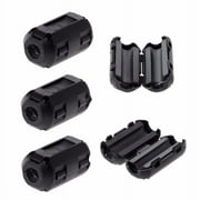 3pc Ring Core Ferrite Bead Clamp Choke Coil EMI RFI Noise Filter Clip Snap Cable