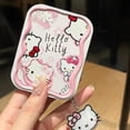 thumbnail image 2 of Portable Folding Makeup Mirror with Comb 2-in-1 Travel Design Lightweight Plastic Frame for On-the-Go Use, 2 of 8