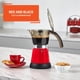 thumbnail image 3 of Cafetera eléctrica Imusa Red, 180 ml o 90 ml, 6 o 3 tazas, 3 of 7