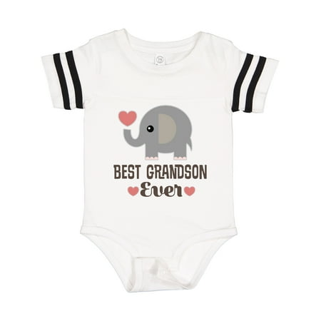 

Inktastic Best Grandson Ever Baby Boy Gift Baby Boy Bodysuit