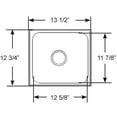 thumbnail image 2 of Scandvik Rectangular Sink Size: 6", 2 of 2