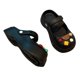 thumbnail image 4 of Zapatos de jardín de PVC para mujer, de verano, con puntera cerrada y aberturas, sin cordones, talla 38-39, color negro, 4 of 8
