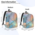 thumbnail image 2 of Fotbe Pastel Abstract Fluid Art Mochila de Lona con Estampado, Mochila Duradera, Mochila Versátil de Alta Calidad, Mochila Compacta Vintage-Small, 2 of 5