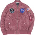 thumbnail image 1 of CORIRESHA Chaquetas bomber ajustadas para hombre Apollo NASA, 1 of 6
