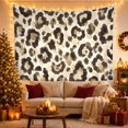 thumbnail image 3 of Large and Small Watercolor Leopard Spots on Cream Background, Calming Boho for Wildlife Lovers, Animal Decorative Wall Art, Housewarming Gift Tapestry Wall Hanging for Bedroom and Living Room, 3 of 7