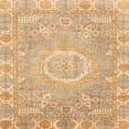 thumbnail image 1 of Ahgly Company Machine Washable Indoor Square Abstract Orange Area Rugs, 4' Square, 1 of 7