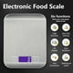 thumbnail image 2 of Escalas de alimentación LCD digital Electronic Acero inoxidable onzas onzas de múltiples cocinas Balance Herramientas de pesaje Accesorios de cocción tipo 1, 10 kg / 1g Jumpingount HA009750-02B, 2 of 6