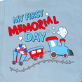 thumbnail image 3 of Inktastic My First Memorial Day Train Baby Burp Cloth, 3 of 3