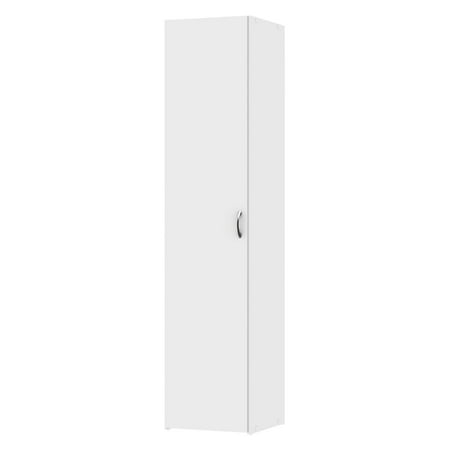 Space Wardrobe with 1 Door; White (Best Price Fitted Wardrobes)