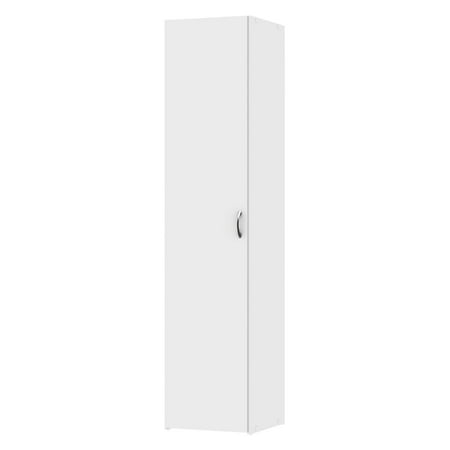 Space Wardrobe with 1 Door; White