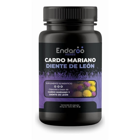 Cardo Mariano + Diente De León 60 Cápsulas