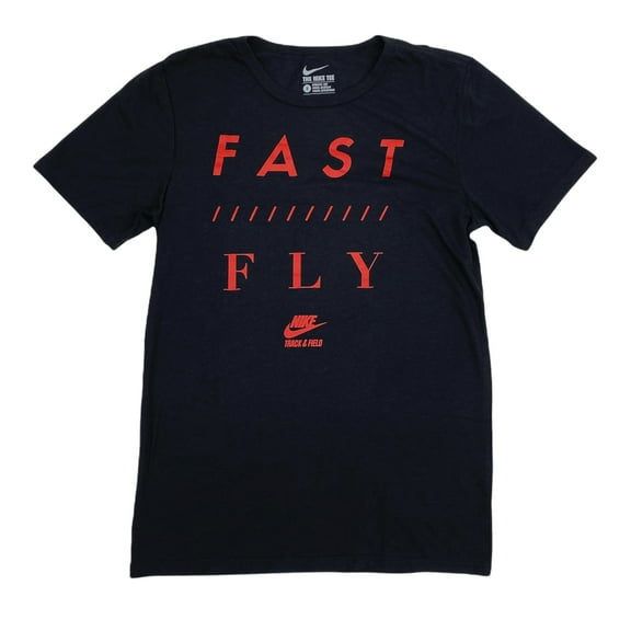 Nike Mens Track And Field Fast Fly Tee,Black/Red,L