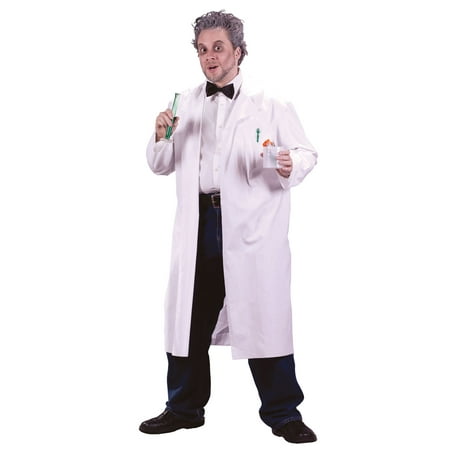 Mad Scientist Lab Coat Adult Halloween Costume - One Size