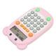 thumbnail image 5 of Juguete de ejercicio aritmético pantalla digital instrucción de voz 27 teclas USB C carga máquina de entrenamiento aritmético para niños educación rosa, 5 of 10