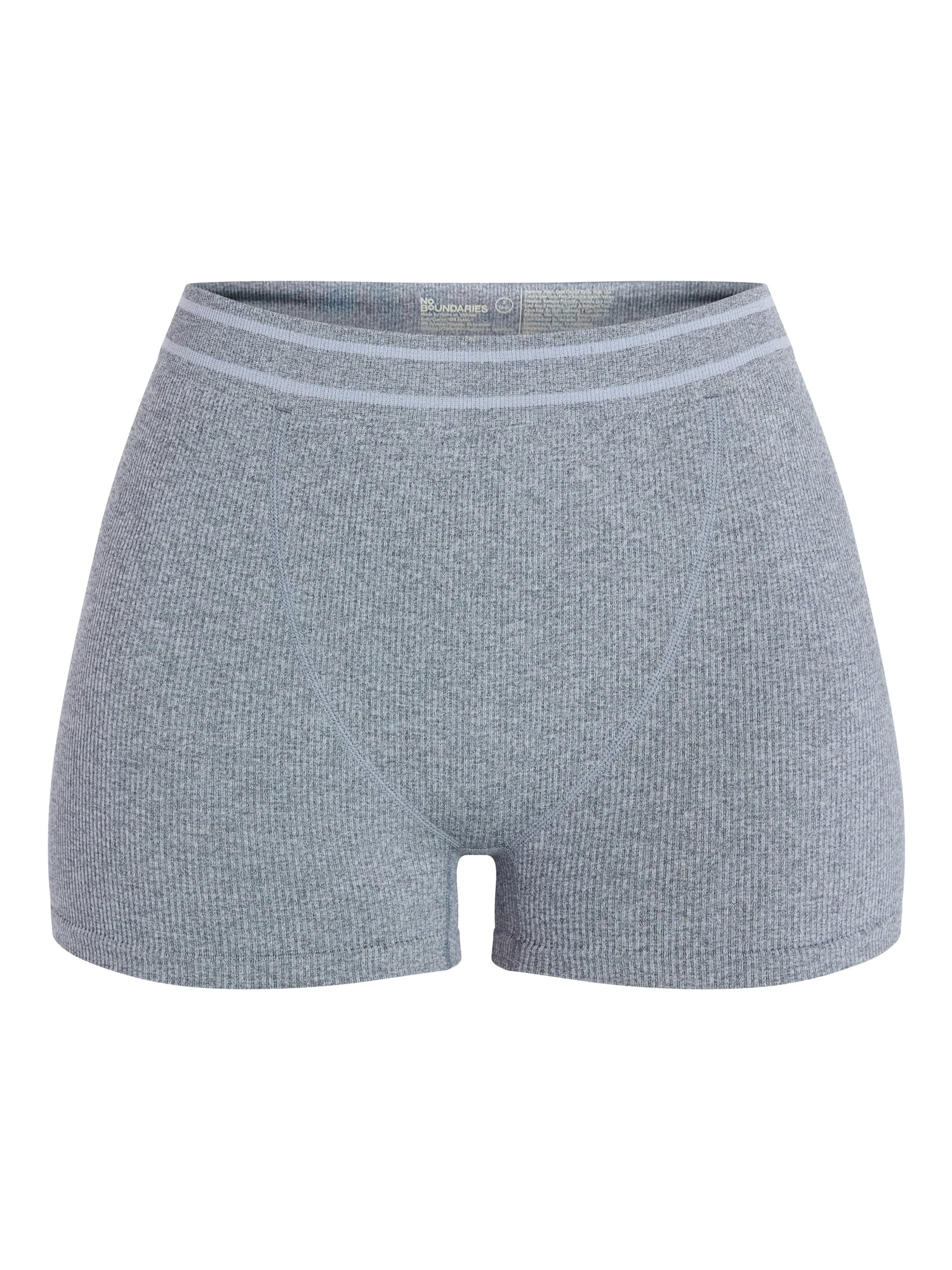 No Boundaries Seamless High Waist Boyshort Panties, 3-Pack, Women's XS-XXXL