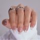thumbnail image 2 of Ataúd corto con punta francesa con forma de ojo de gato de BtartBox de Press On Nails, 2 of 8