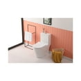 thumbnail image 4 of Elegant Kitchen and Bath Winslet One-Piece Elongated Toilet 28X15X31 In White, 4 of 10