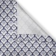 thumbnail image 4 of Ambesonne Dutch Window Valance, Delftware Scales Design, 54" X 18", Indigo and White, 4 of 5