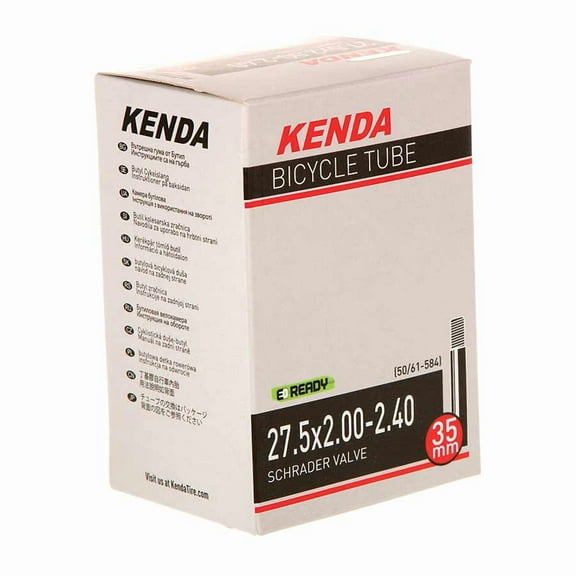 Kenda Schrader Tube Schrader, Length: 35mm, 27.5'', 2.00-2.40