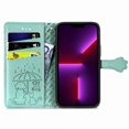 thumbnail image 4 of Funda Cartera FOXDOCK para iPhone 13 Mini , Flip PU con Relieve de Gatos y Perros, Tarjetero y Soporte, 4 of 6