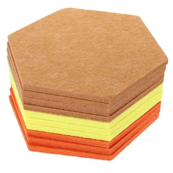 10 Pcs Felt Pin Board Decals Magnetic for Wall Tiles Bulletin Office