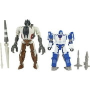 Transformers Kingdom: War for Cybertron Trilogy Autobot Mirage & Maximal Grimlock Action Figure 2-Pack (Battle Across Time)