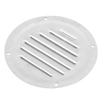 5 Inch Round Marine Boat Louvered Ventilation Vent 316 Stainless Steel Venting Panel Cover Silver Tone