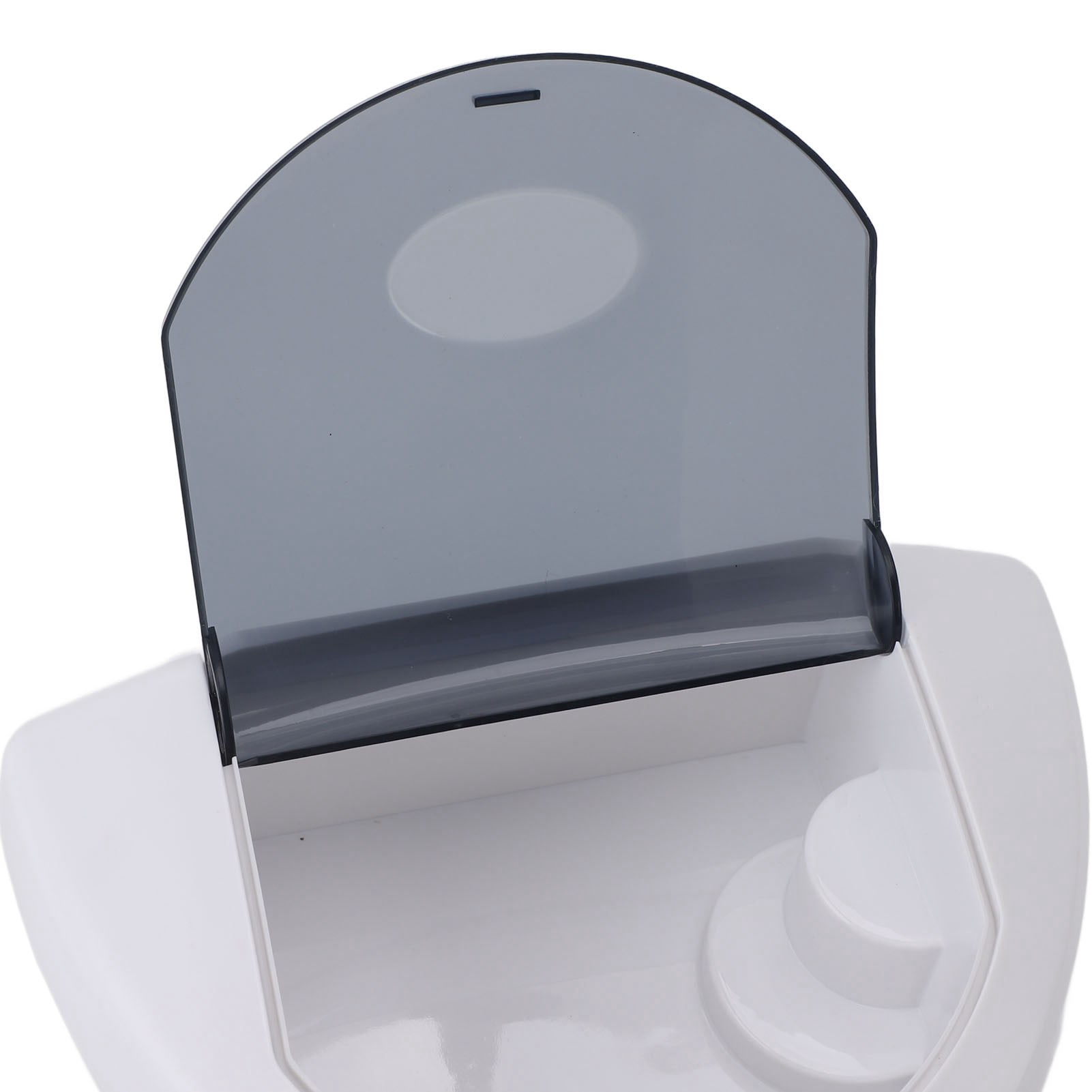 M Buder Touchless Automatic Soap Dispenser Wall Mounted 13.5 oz / 400 ml High Sensitivity Infrared Motion Sensor Liquid Dispenser for Bathroom Kitchen Hospital Hotel White Silver Finish