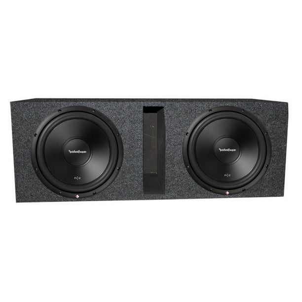 2 Rockford Fosgate 12" 1000 Watt Subwoofers and Vented Sub Box