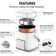 thumbnail image 4 of Mini Rice Cooker 2 Cups Uncooked,1.2L Portable Rice Cooker, Travel Rice Cooker Small for 1-2 People, Personal Rice Cooker, Food Steamer, Multi-cooker for Brown Rice, White Rice, Soup,, 4 of 7