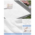 thumbnail image 6 of White Greek Key Beach Towels Oversized Super Absorbent, Geometric Greece Ancient Farmhouse Geo Lightweight Bath Towel Quick Dry Sets For Bathroom/Pool/Rv Camping/Beach Play/Gym Room/Picnic 23"x47", 6 of 8