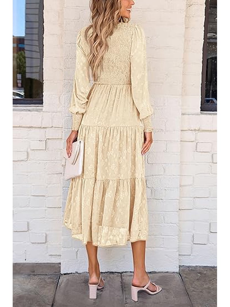 elegant spring midi dress Pink Floral Midi Dress – Sandi's Styles