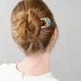 thumbnail image 3 of Gold Shaped Hair Pins Metal French Hairpin Vintage Forks Sticks Bobby Pin Kit for Updo Bun Women Girls Hairstyle Hair Accessories 3 Pieces (Gold), 3 of 5