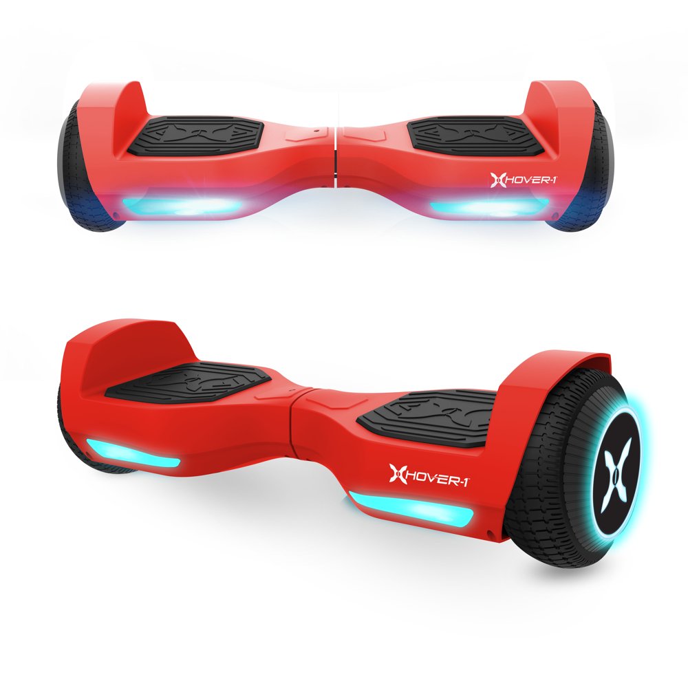Hover1 Rebel Kids Hoverboard w/ LED Headlight, 6 MPH Max Speed, 130