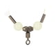 thumbnail image 2 of Greeniant Conector de herramienta giratoria de 10 Uds., accesorios de pesca, aparejos, gancho rodante, accesorios deportivos resistentes, estilo Pescar Talla pequeña, 2 of 6