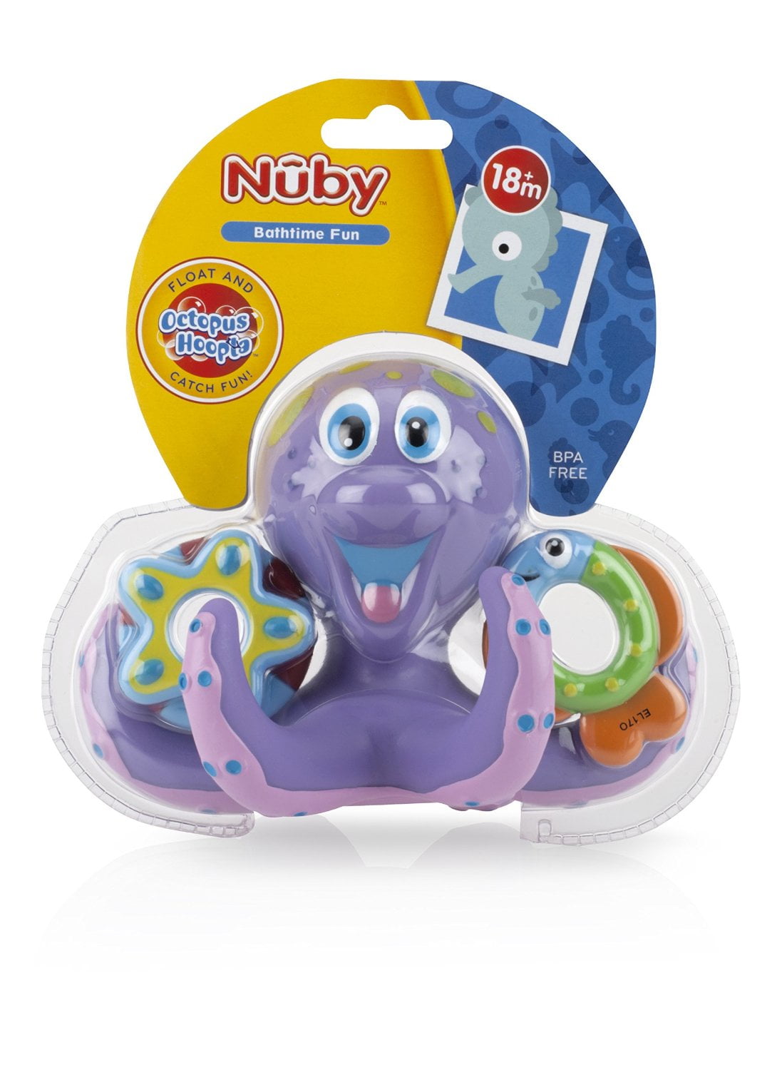 nuby octopus floating bath toy